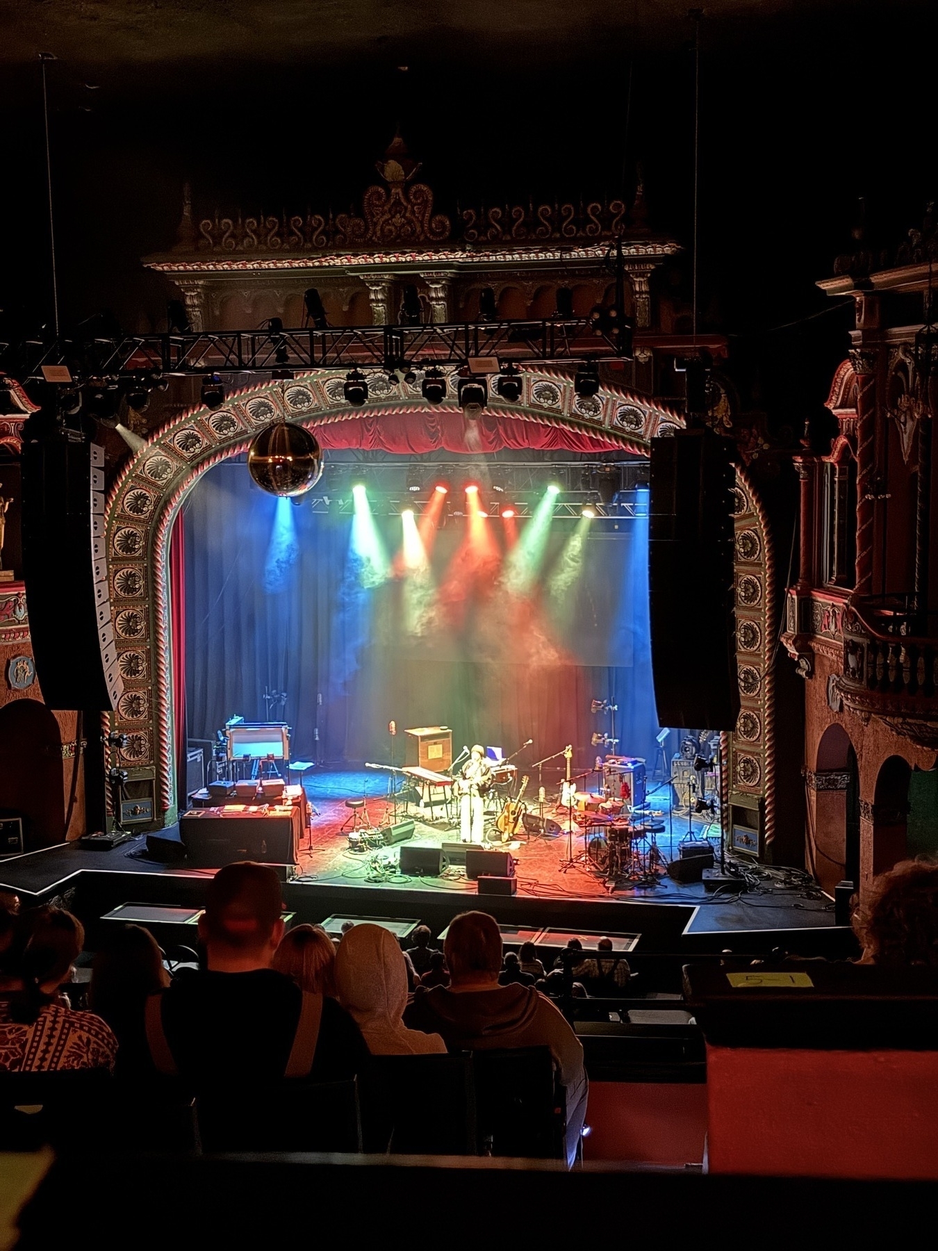 Jobi Ricciio on stage at the Uptown Theater